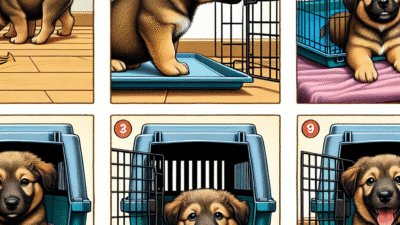 Step-by-step guide to crate training a puppy